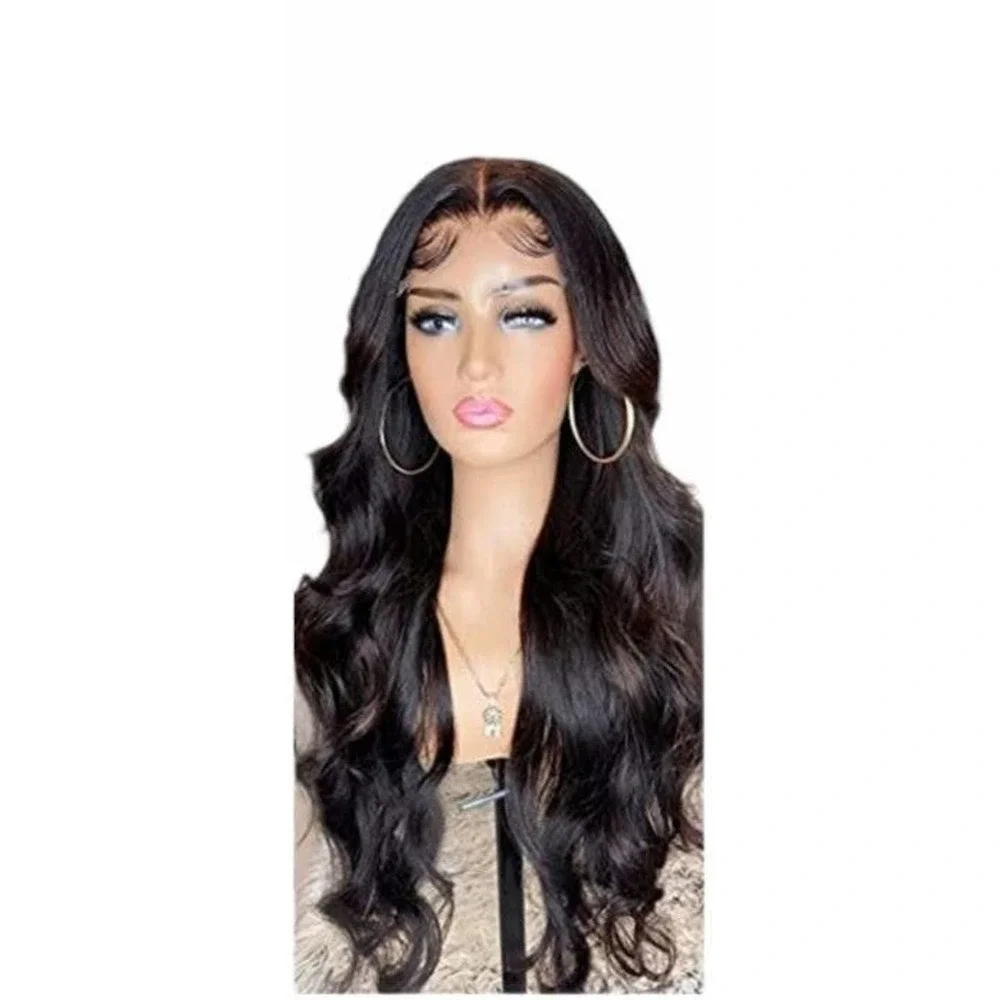 Human HD hair lace front wig 13x4 Brazilian 28 inch Body Wave